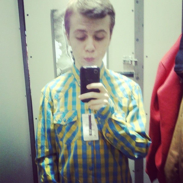 W przebieralni hahaha. #yolo