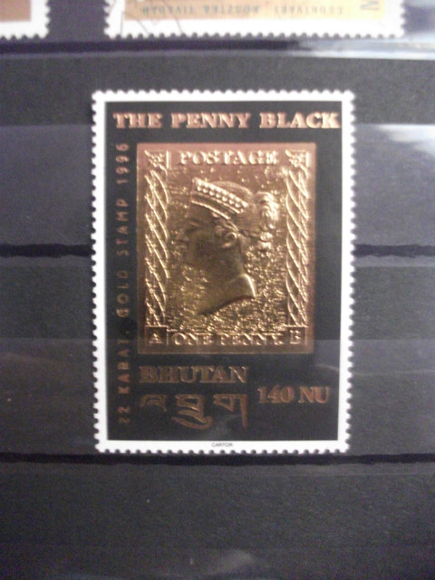 The Penny Black 22 Karat Gold