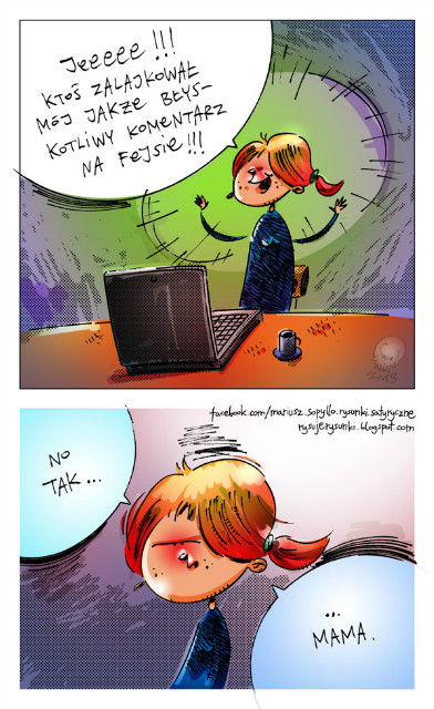 Mama na fejsie