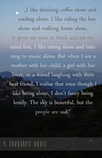 4.Favourite quote