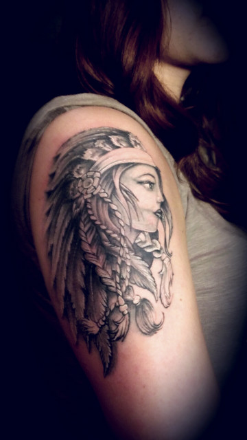 Indianka - Pracownia Kattattoo 