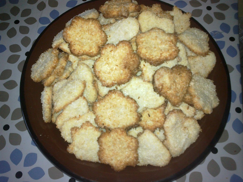 Ciastka cukrowo-kokosowe