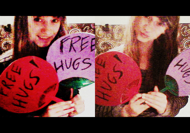 hugs.