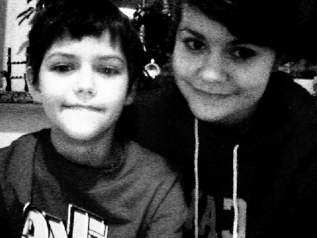 Takie tam z bratem :D :*