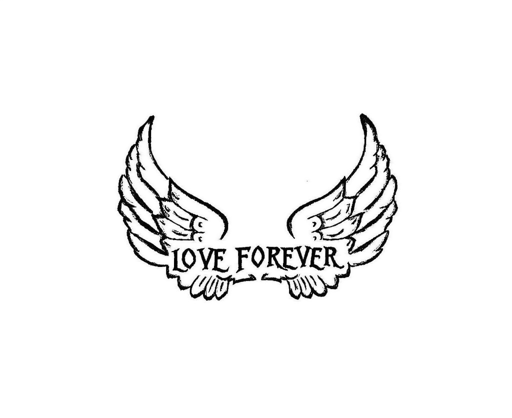 LOVE FOREVER + skrzydeka