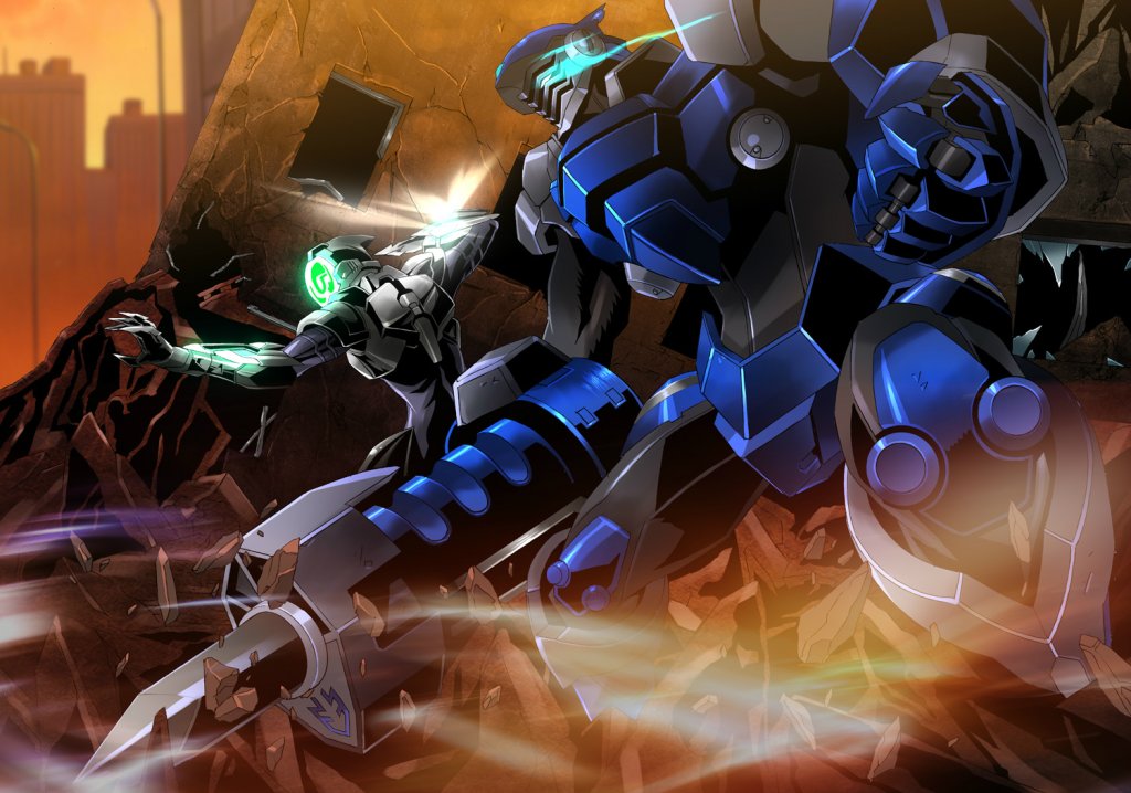 AW - Silver Crow i Cyan Pile