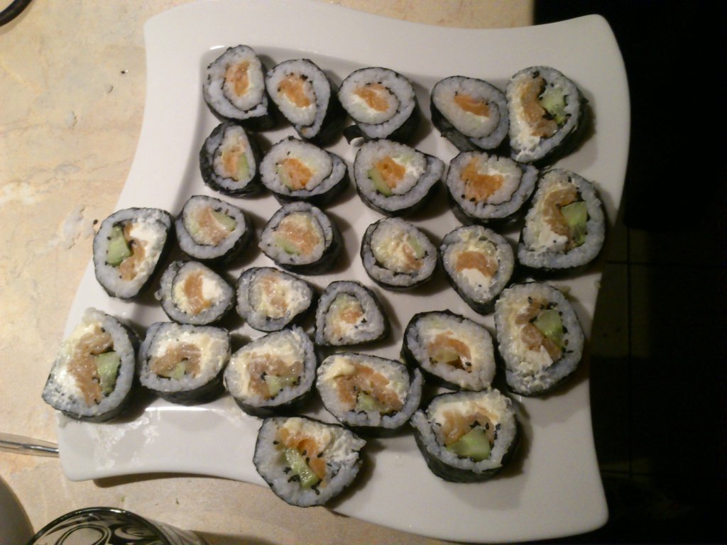 Sushi time. 