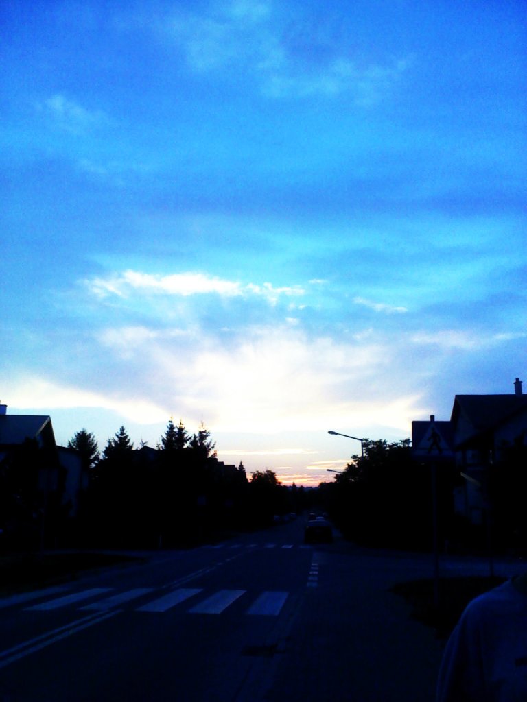 the sky 