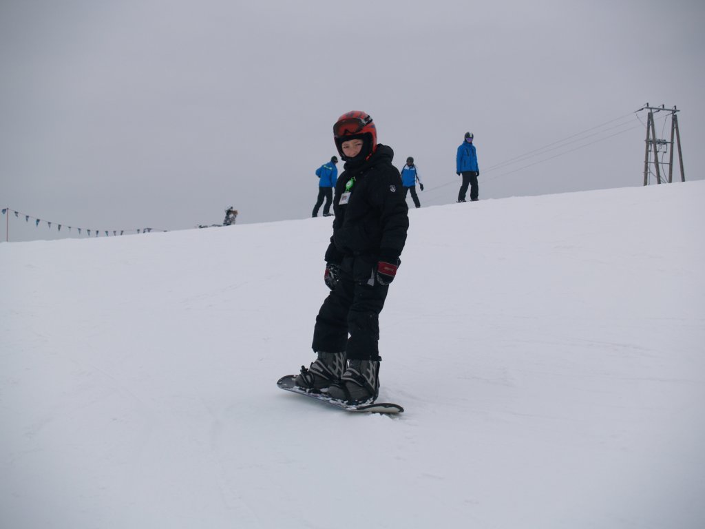 Ja na snowboard 