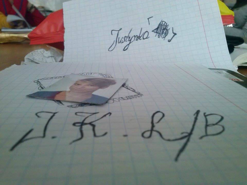 Justynka.;** 