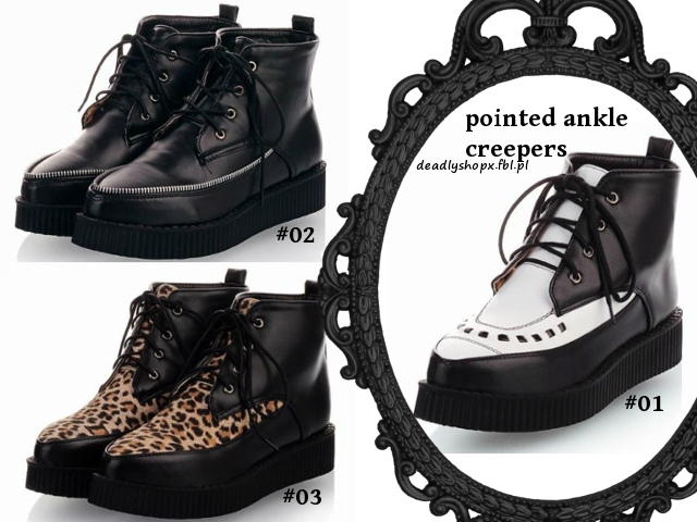 pointed ankle creepers