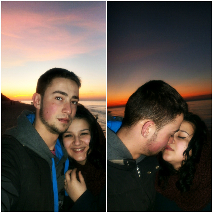 sunset on the beach ^^