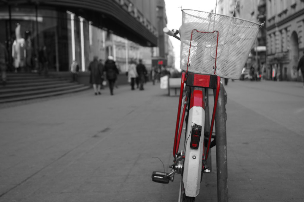 Red bike