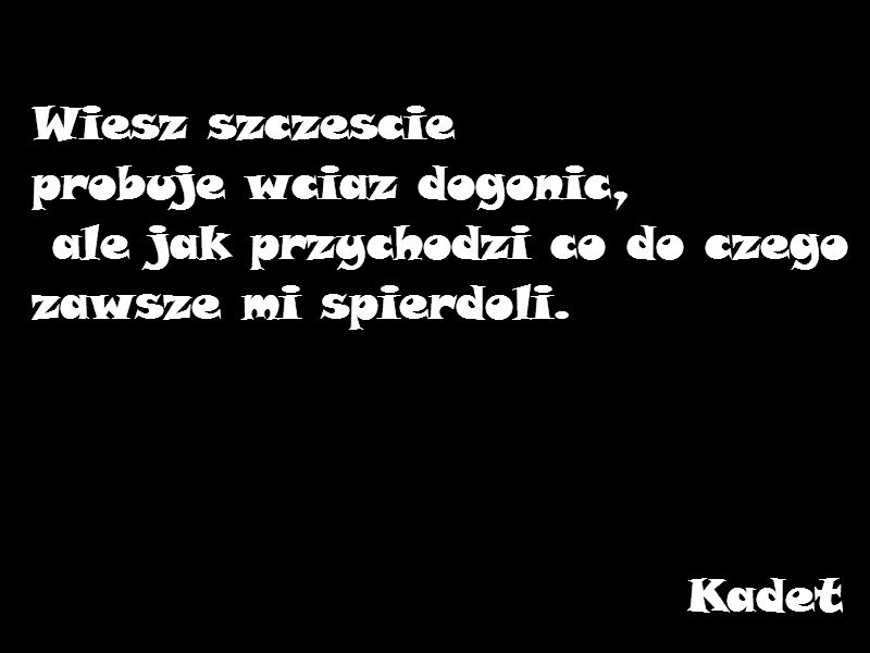 Marzenia?