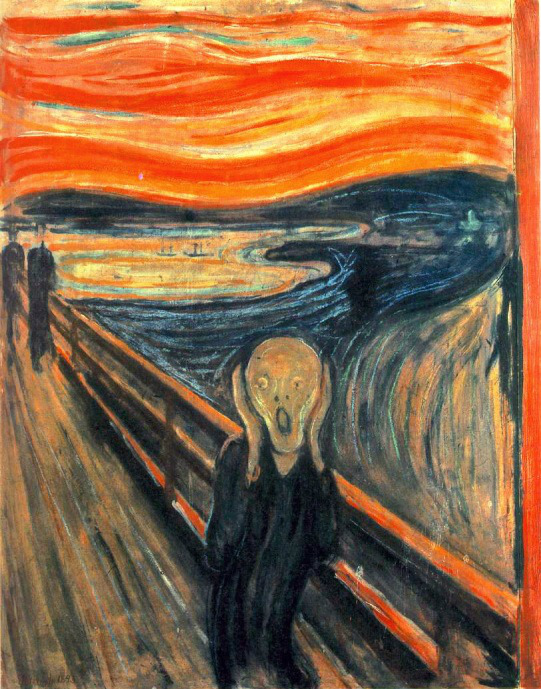 "Krzyk" - Edvard Munch