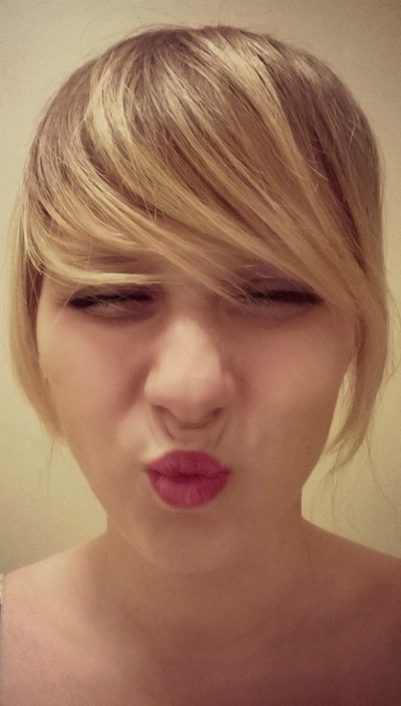 blonde fringe?