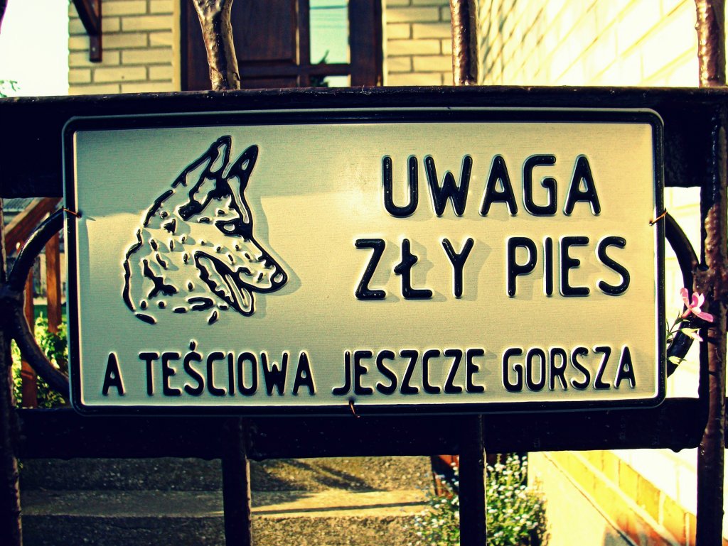 Tabliczka na furtk :)
