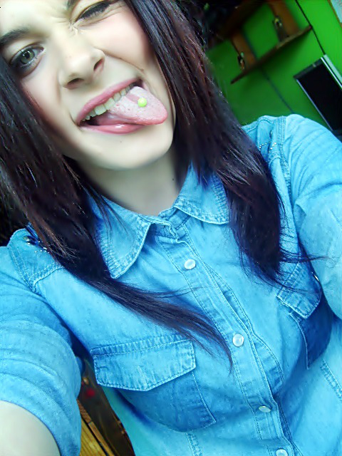 ;P