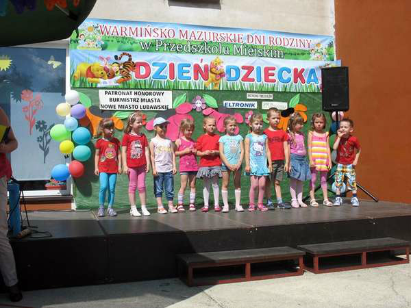 Dzie dziecka w przedszkolu.