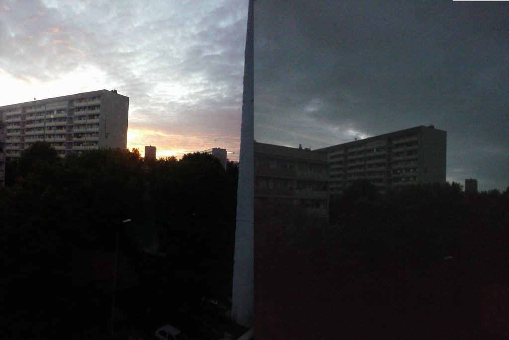 Pikny widok o poranku