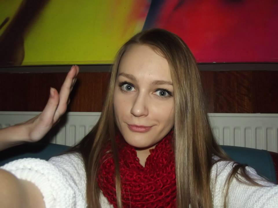 one hand