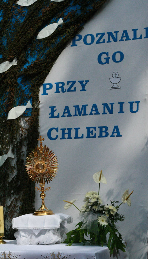 Przygotowanie otarza.