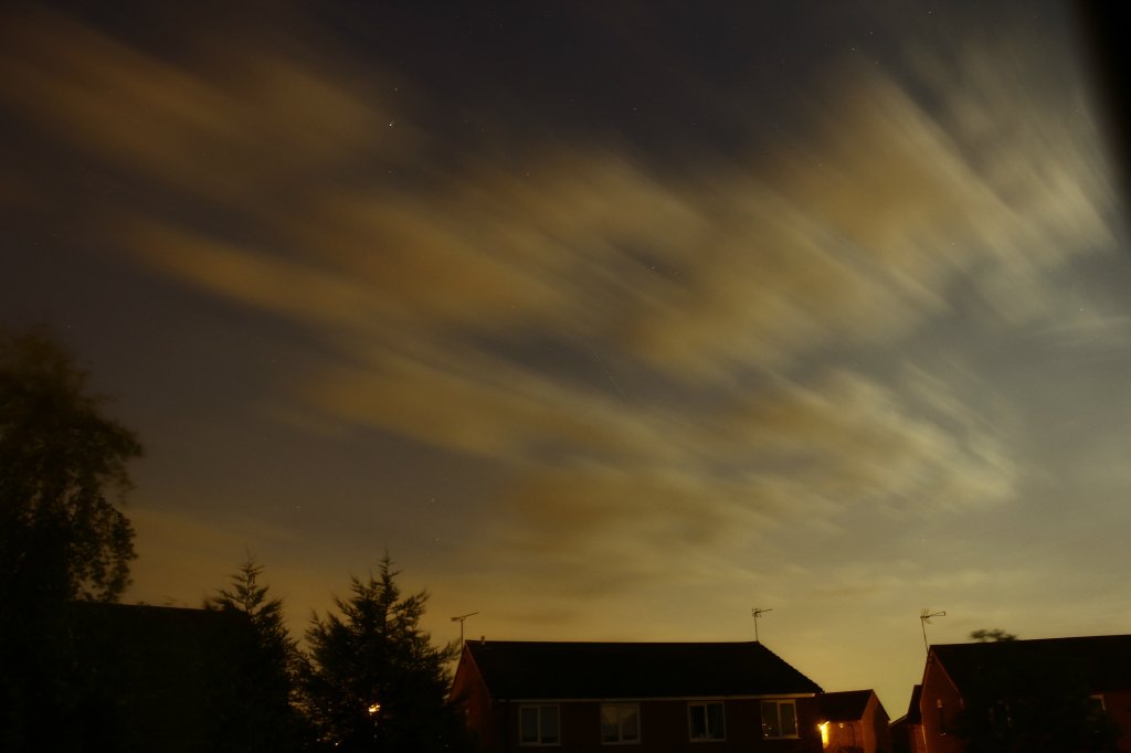 England at night