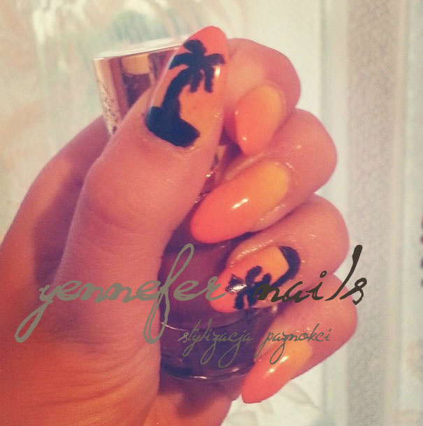 17. Letnie Ombre + palemki.