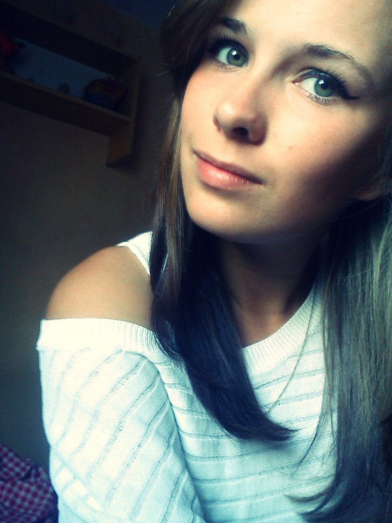 ; )