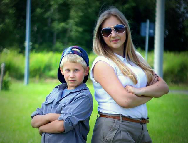 z Braciszkiem :) 