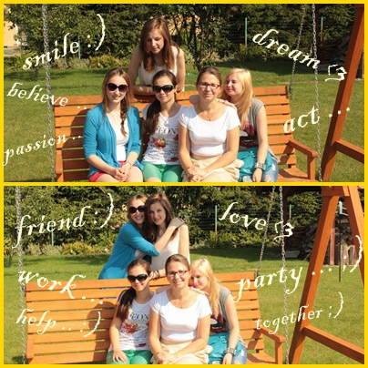on holiday with family 