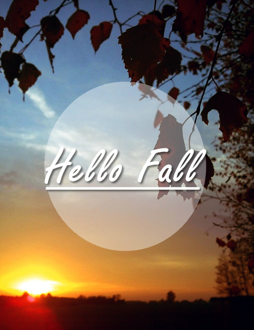 hello Fall ;)