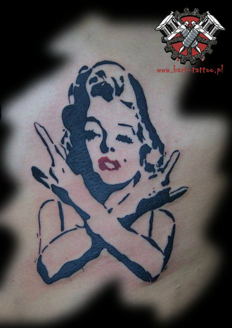 marylin monroe tattoo bart pock