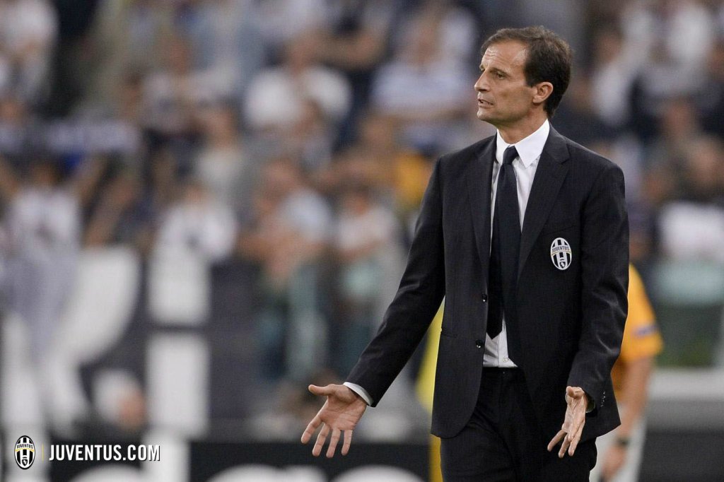 Trener Allegri.