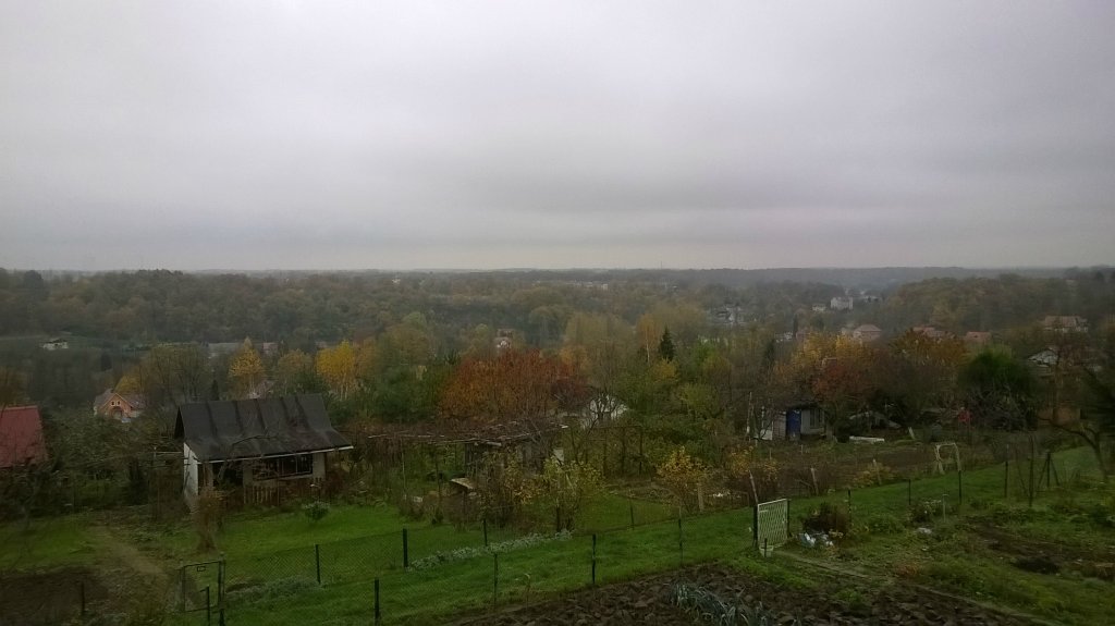 Widok z balkonu.
