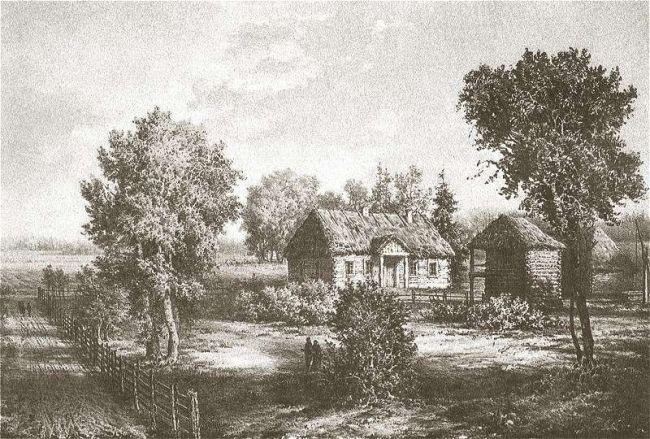 Dworek Mickiewiczw w Zaosiu.