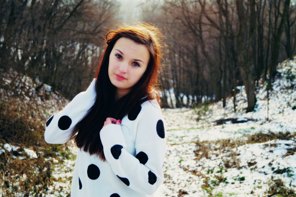 Wintry park