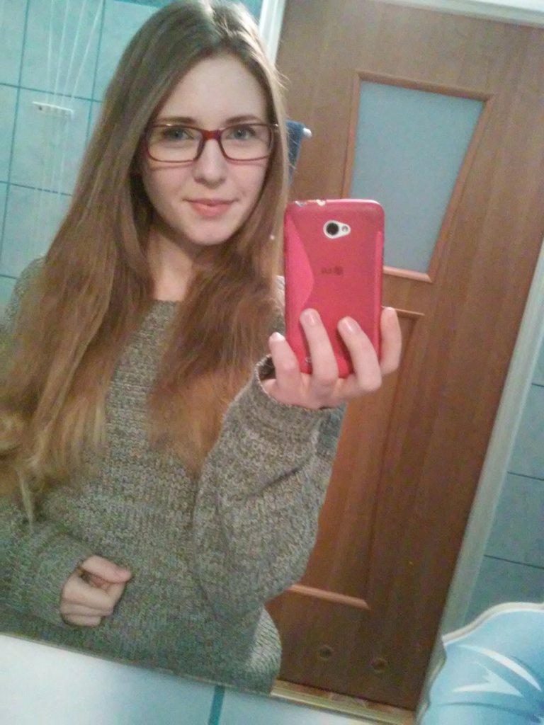 selfie w lustrze