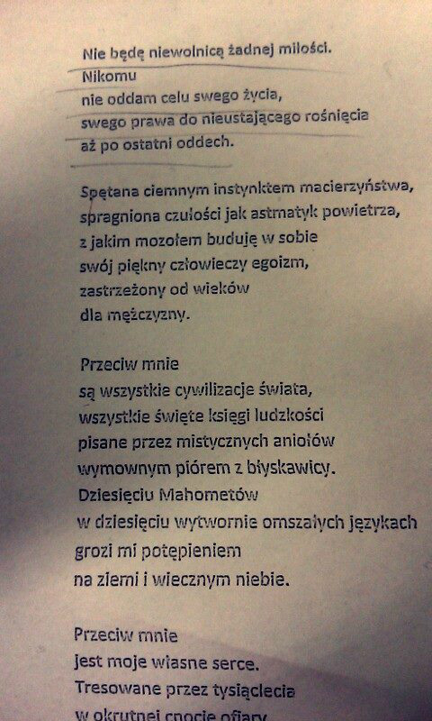 humanistka interpretuje.