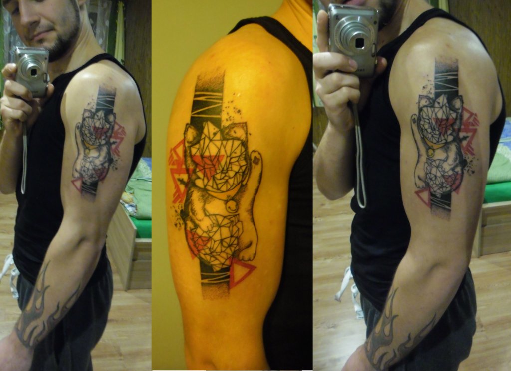 Maneki neko/4listna/maski