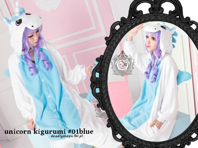 unicorn kigurumi #01blue