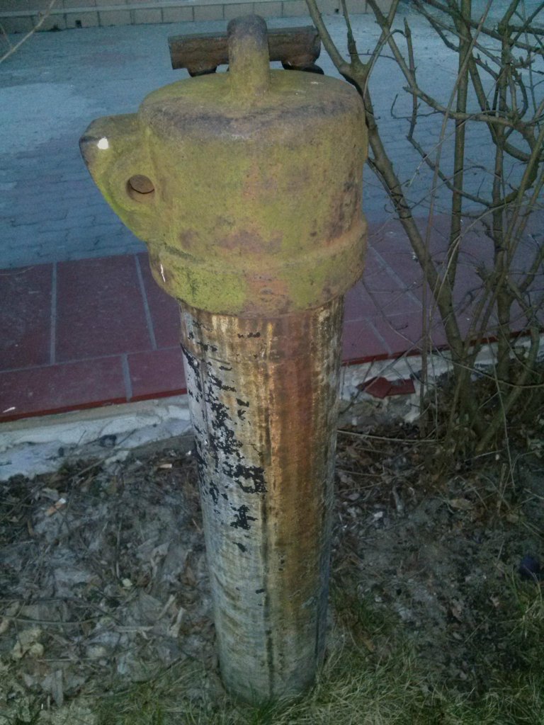 Stary kran na wajch.