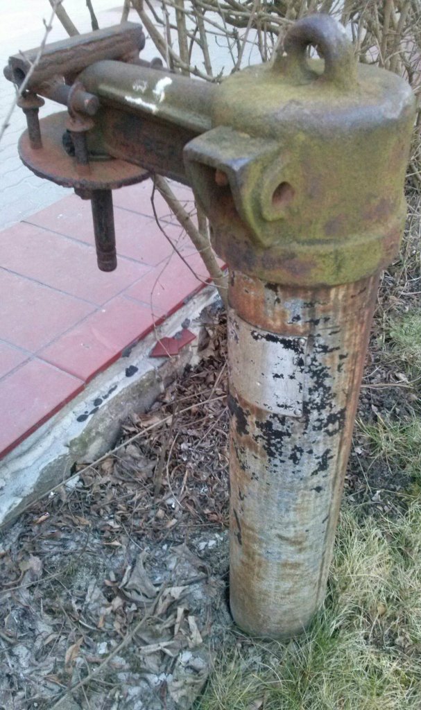 Stary kran na wajch.