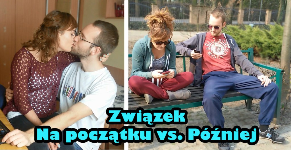 Zwizek na pocztku a pniej