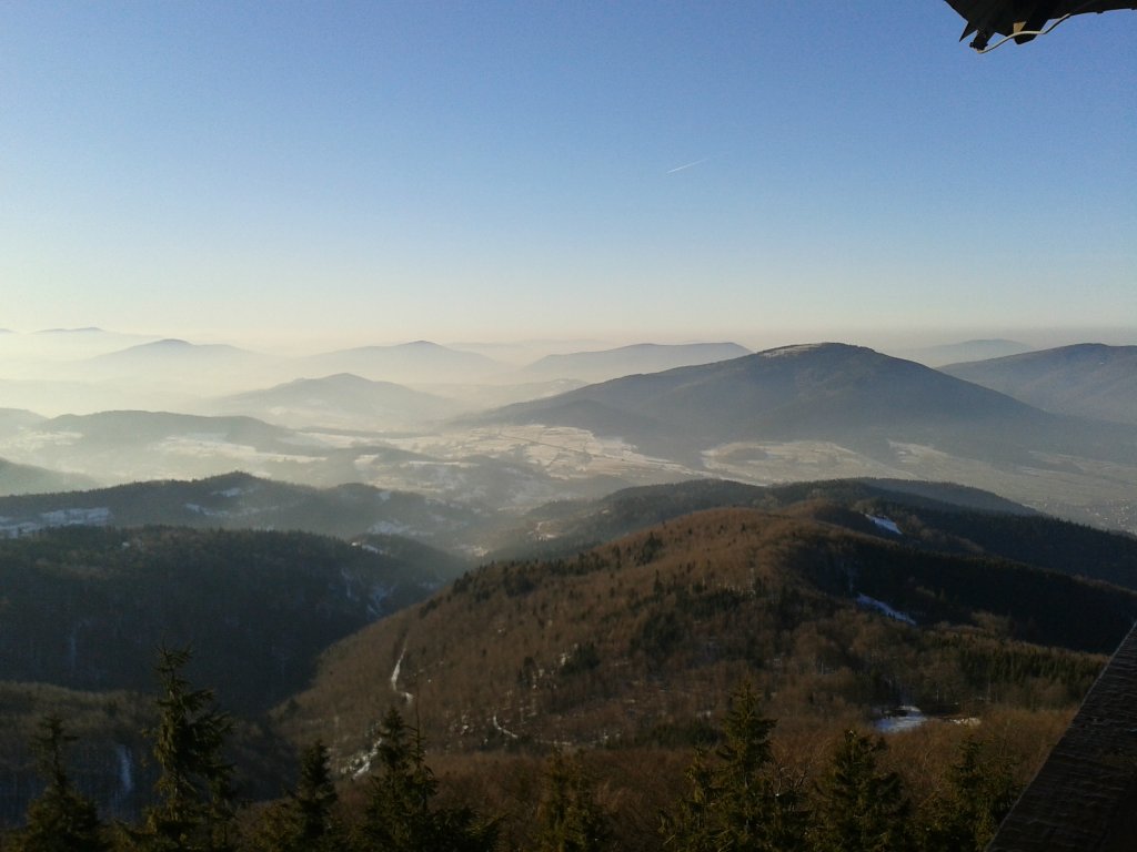 Panorama z Mogielicy :)
