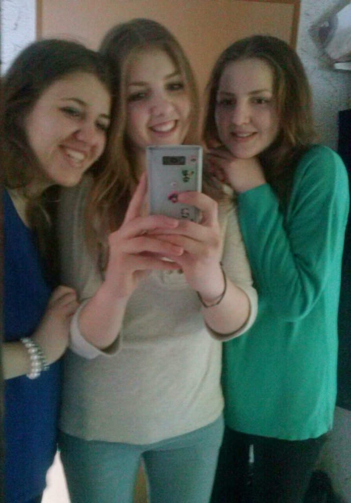 With my sisters :)