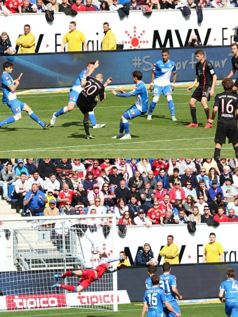 Hoffenheim vs Bayern.