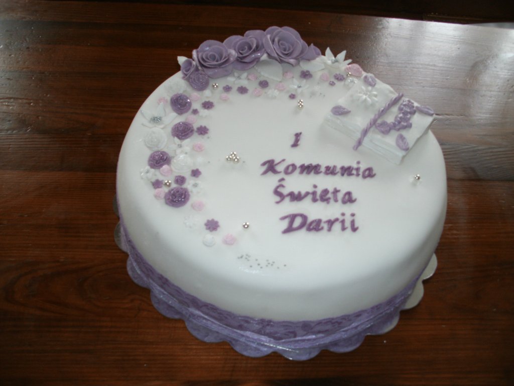 Komunia dla dziewczynki fiolet 