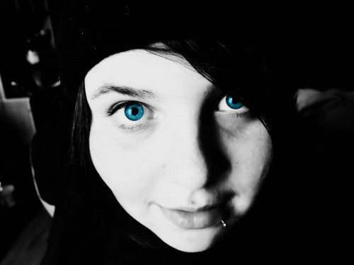 Behind blue eyes. 