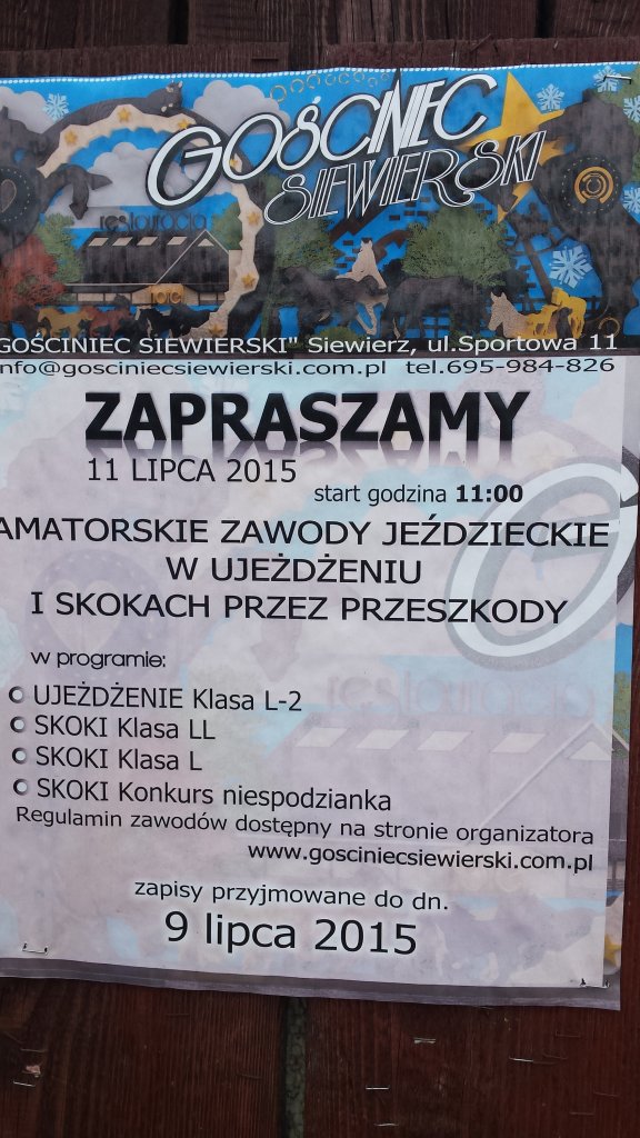 Zapraszamy na zawody!